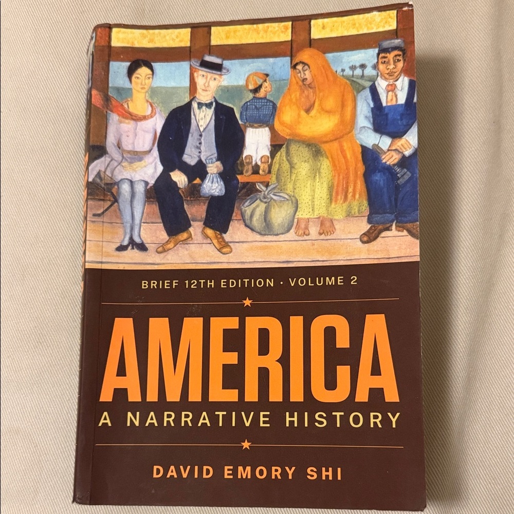 America: A Narrative History Book - Brand New